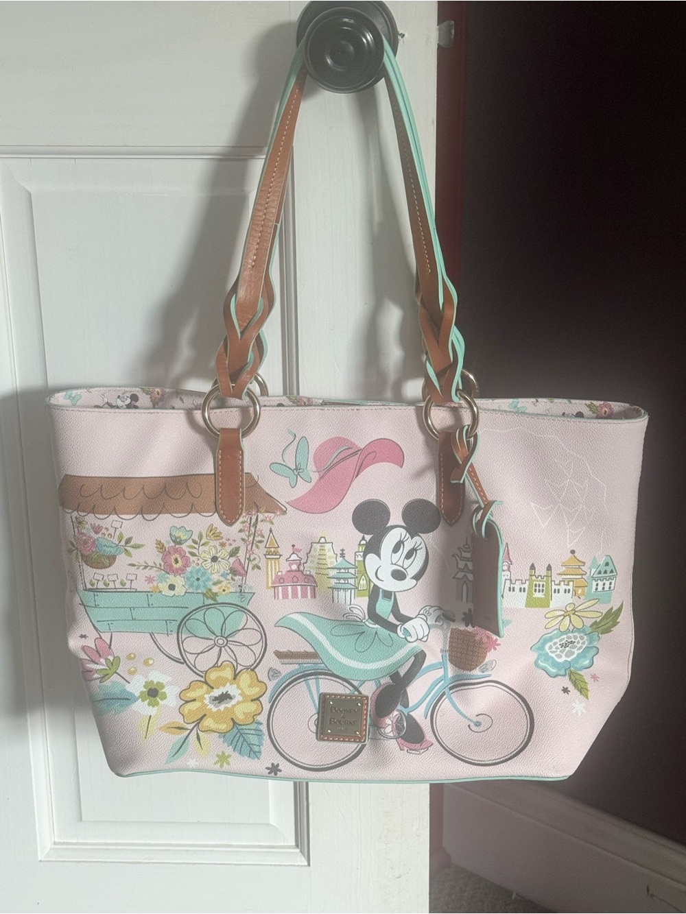 Disney Dooney & Bourke Epcot Flower & Garden Festival 2020 Minnie Tote bag mouse - Picture 2 of 16